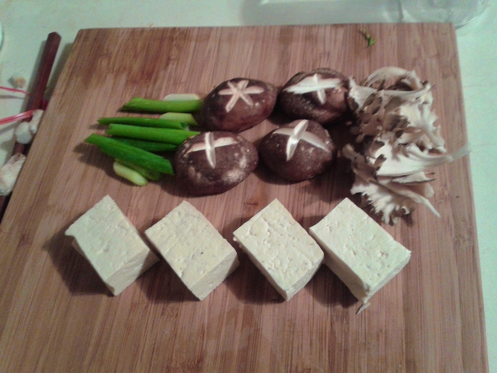 Vegetables and tofu for prep